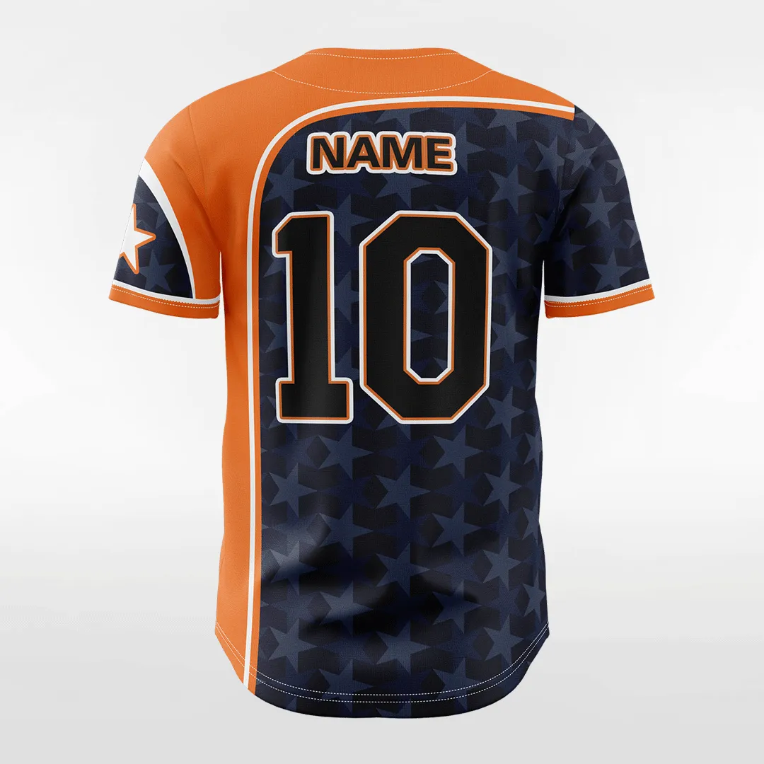 Classic5 - Customized Men's Sublimated Button Down Baseball Jersey