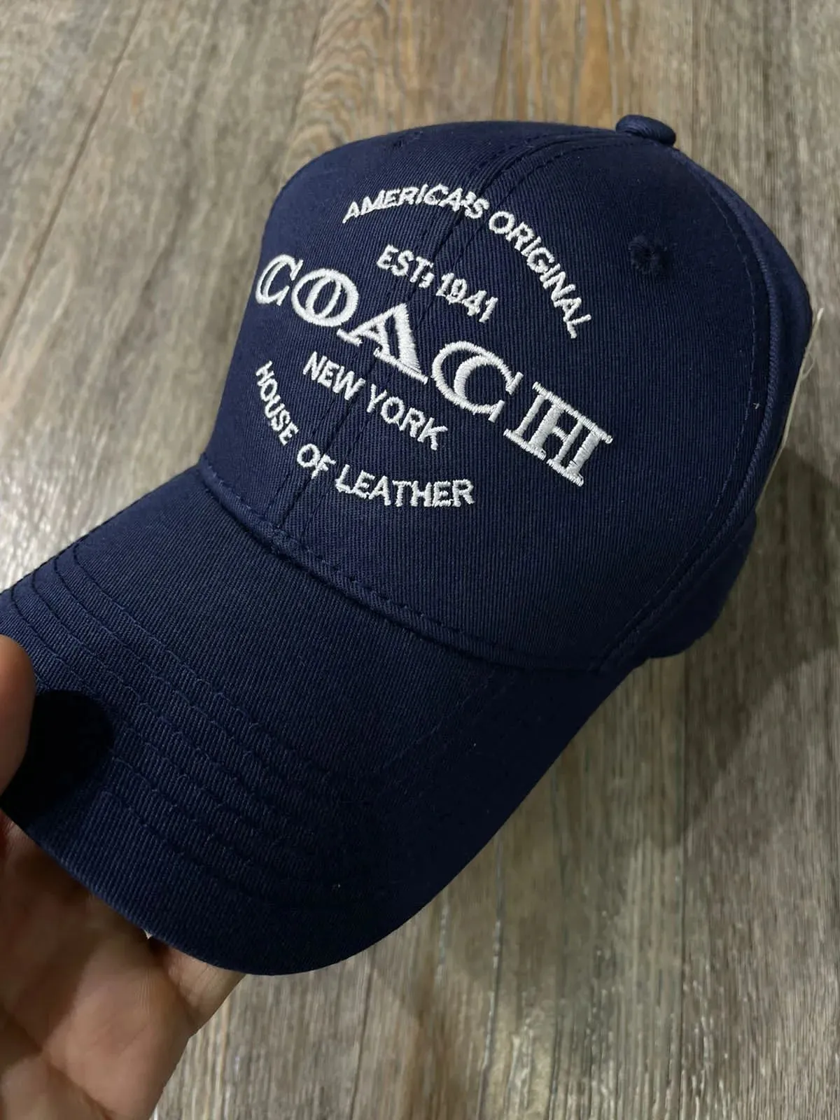 COACH || Coach 1941 House Of Leather Silk Bandana in Blue Cap