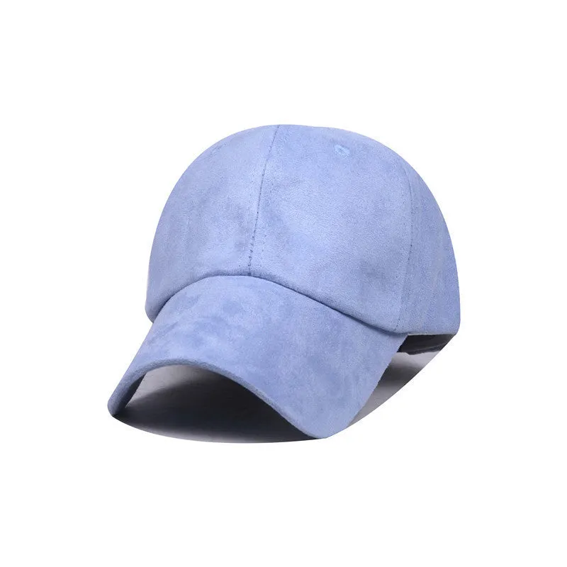 High Quality Female Suede Snapback Baseball Caps Fashion Gorras Fur Golf Cap Hip Hop Flat Hat Men Bone For Men Women