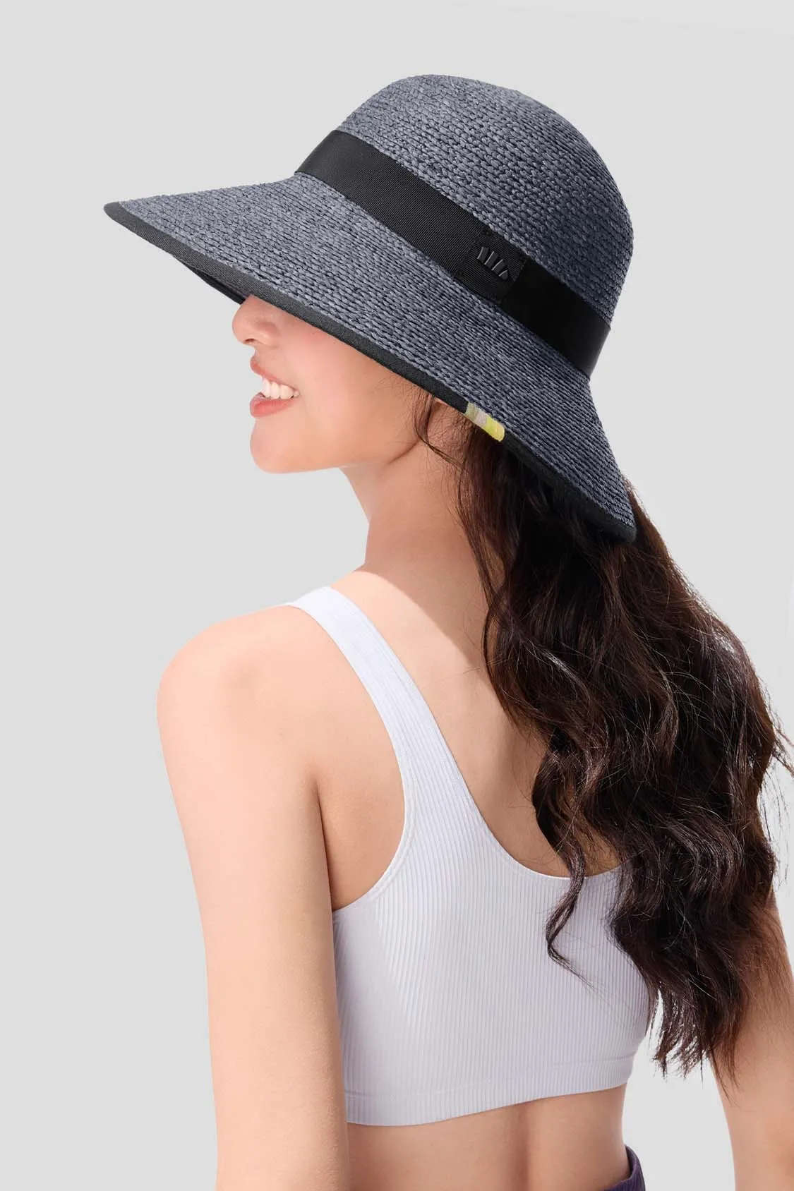 Horizon - Women's Wide Brim Sun Straw Hat UPF50  AL717
