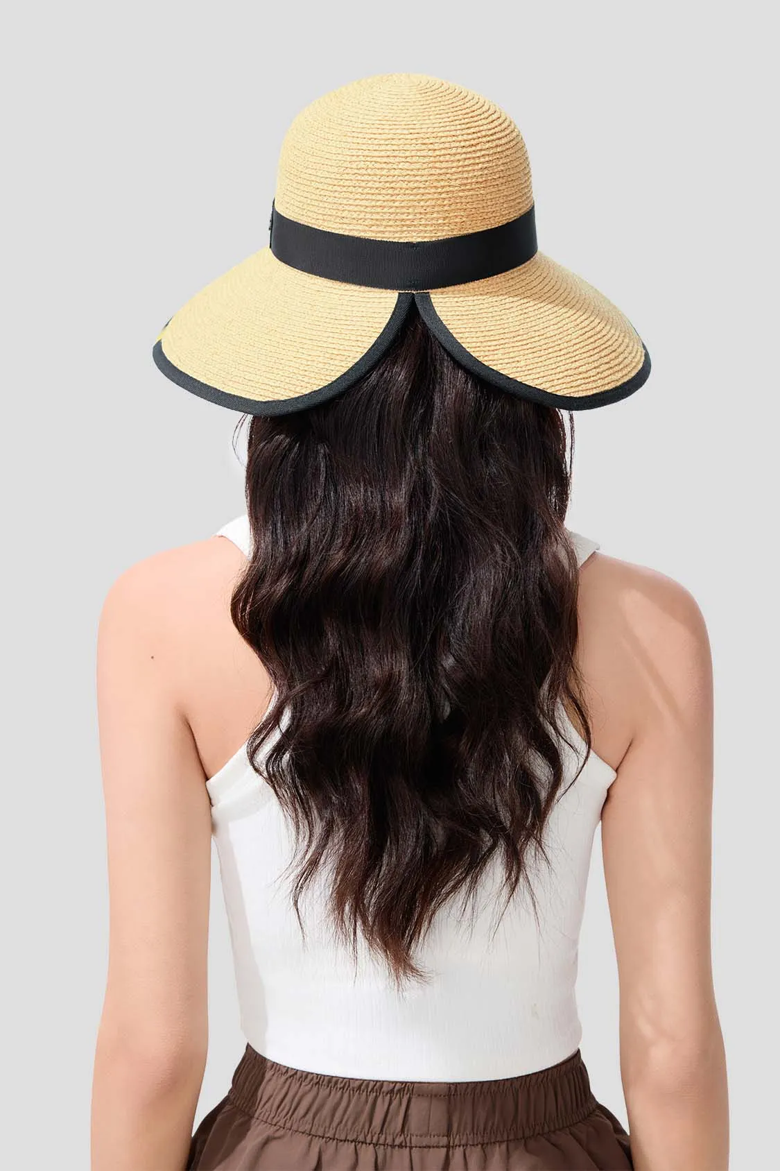 Horizon - Women's Wide Brim Sun Straw Hat UPF50  AL717