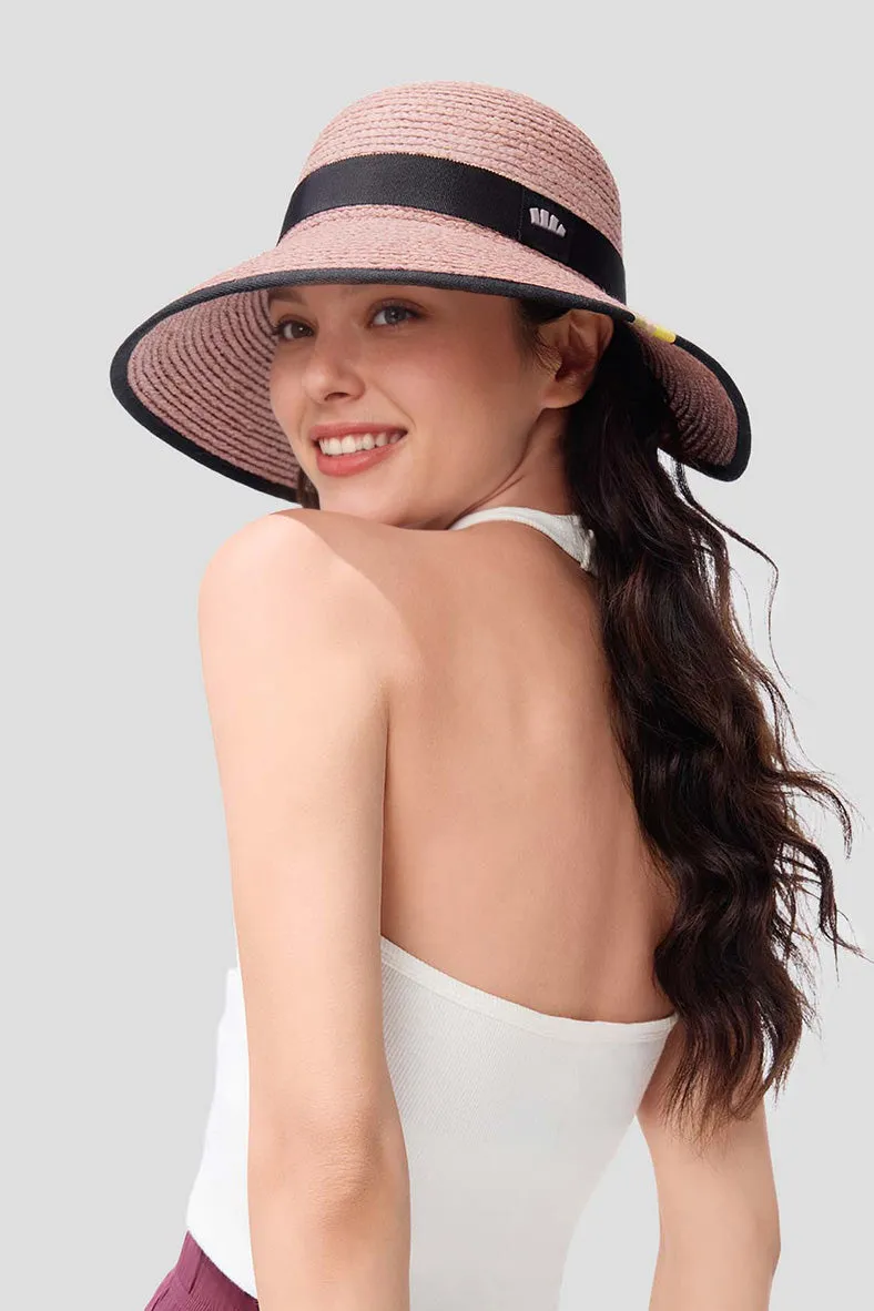 Horizon - Women's Wide Brim Sun Straw Hat UPF50  AL717