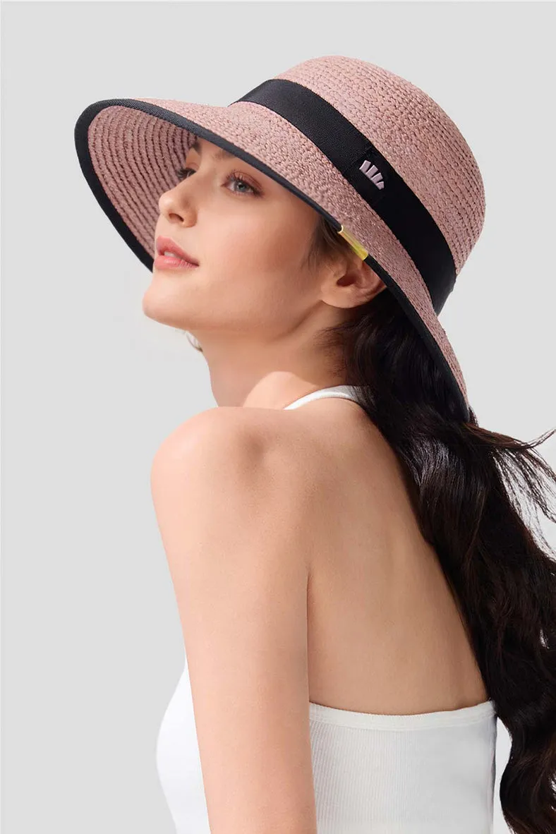 Horizon - Women's Wide Brim Sun Straw Hat UPF50  AL717