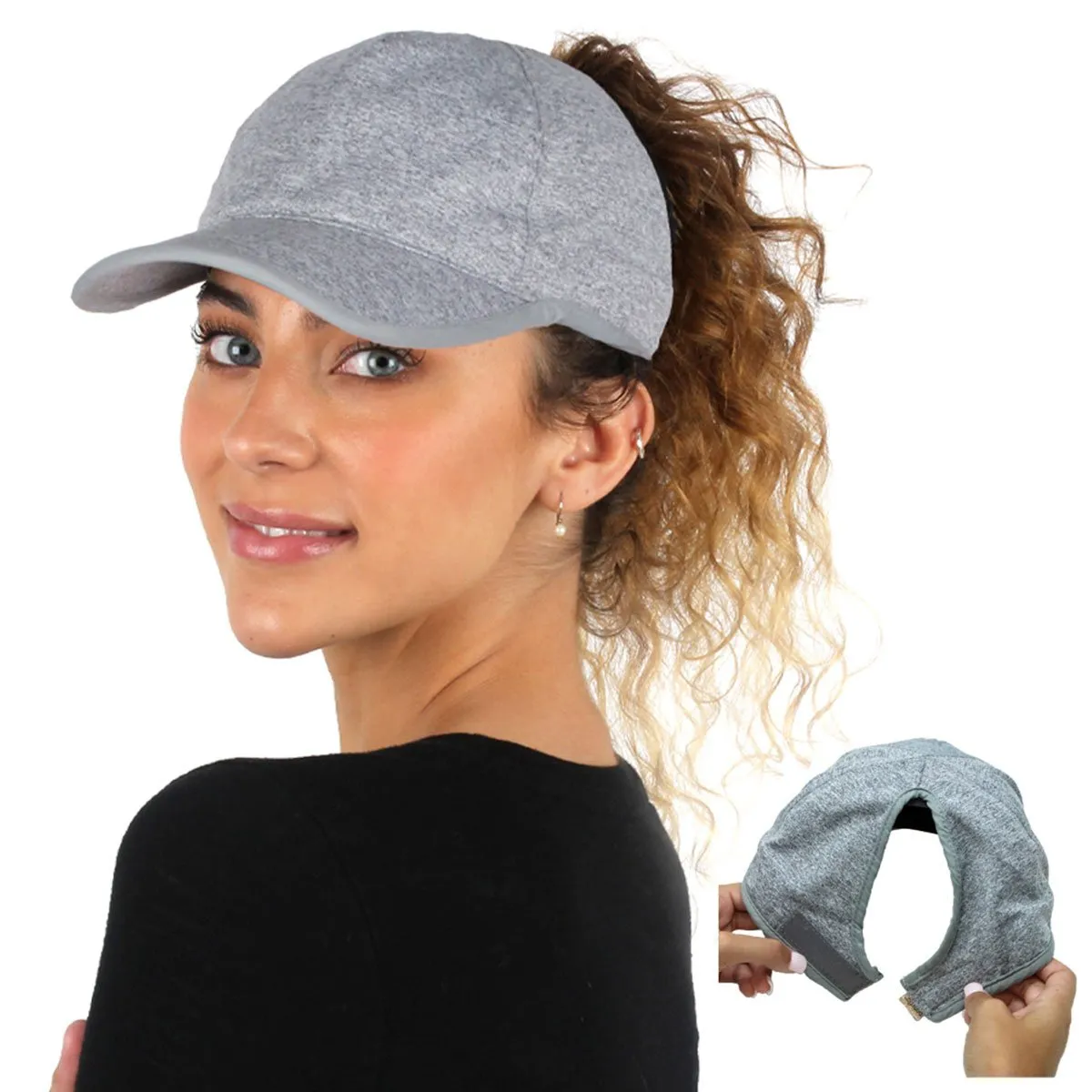 Jenny Heathered PonyFlo® Baseball