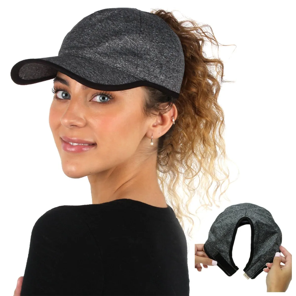 Jenny Heathered PonyFlo® Baseball