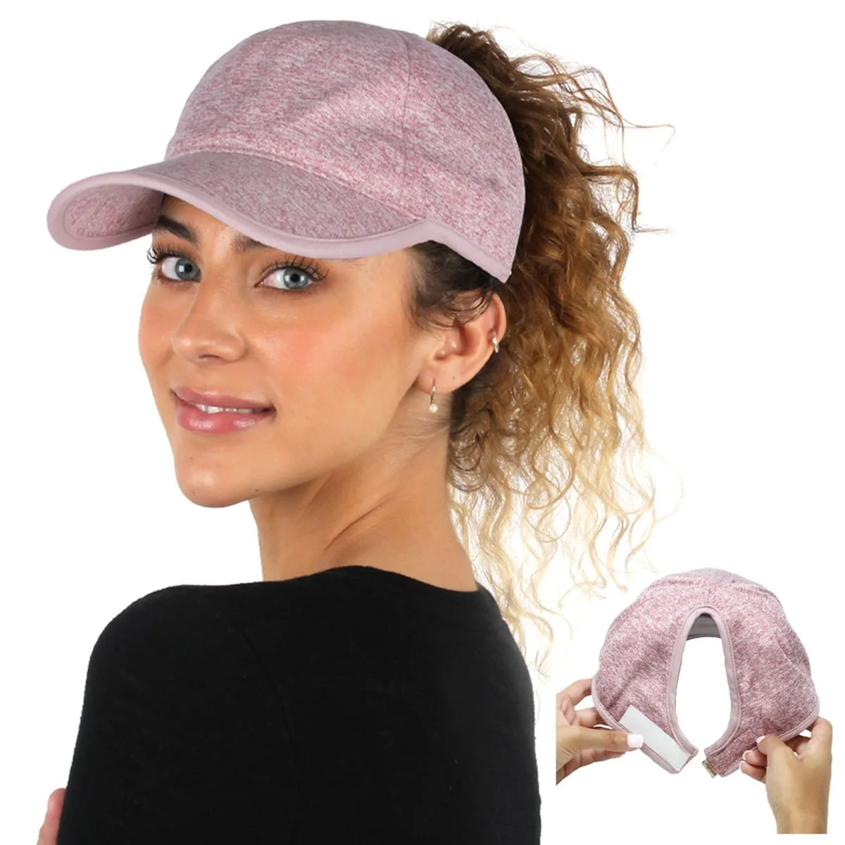 Jenny Heathered PonyFlo® Baseball
