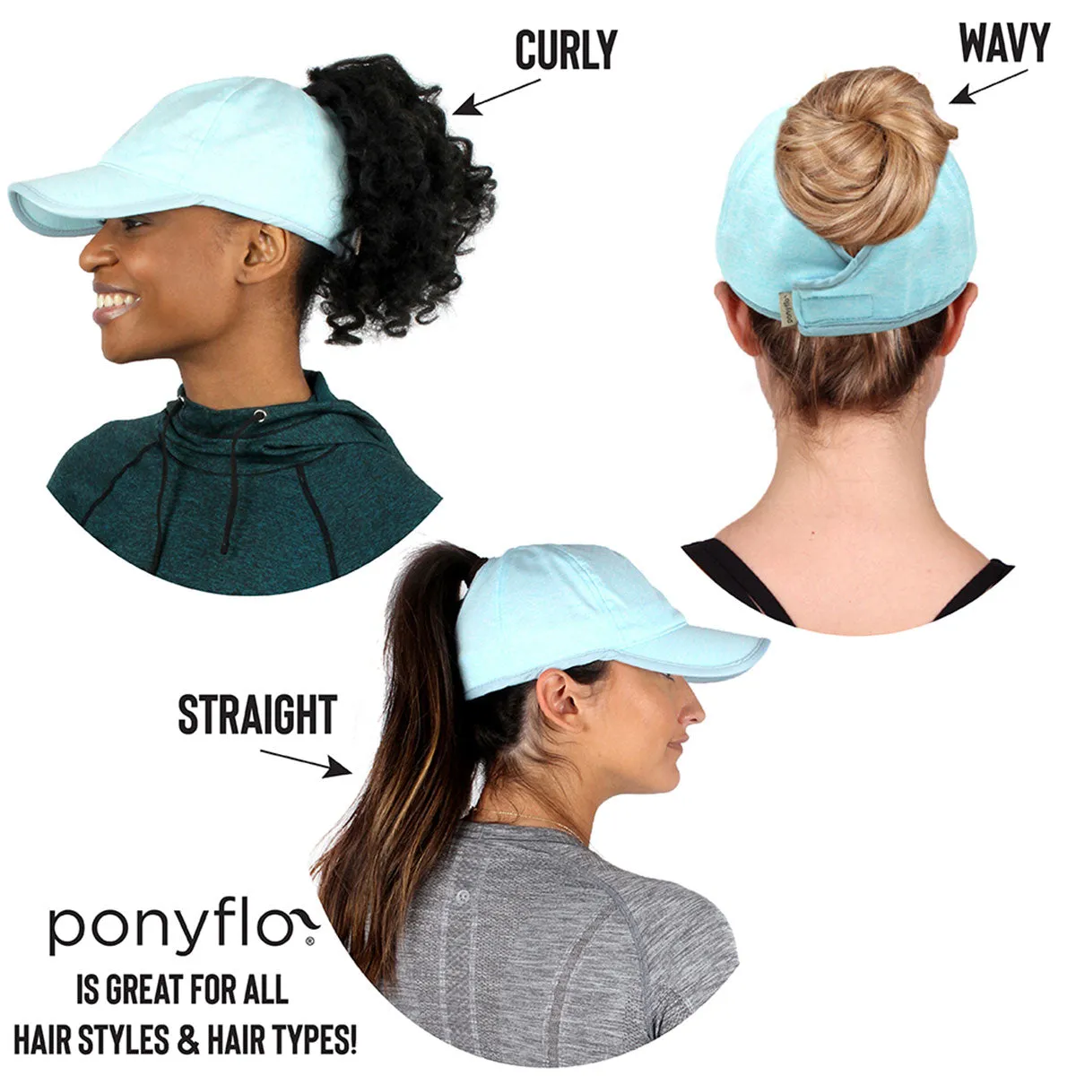 Jenny Heathered PonyFlo® Baseball