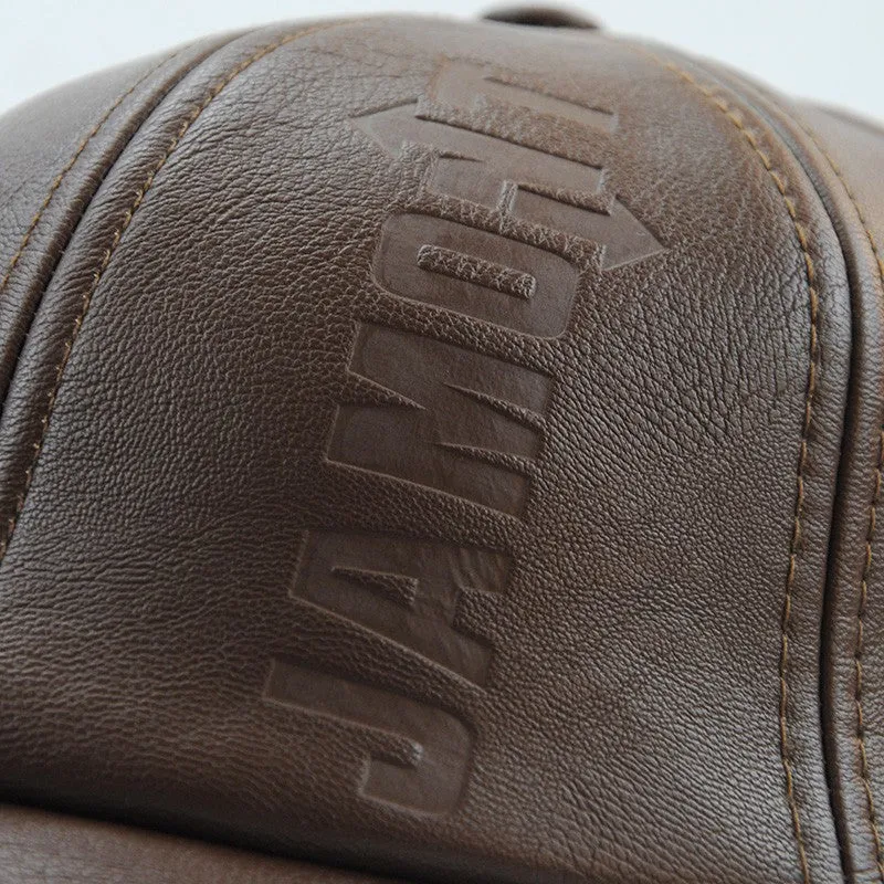 Leather Baseball Snapback Caps