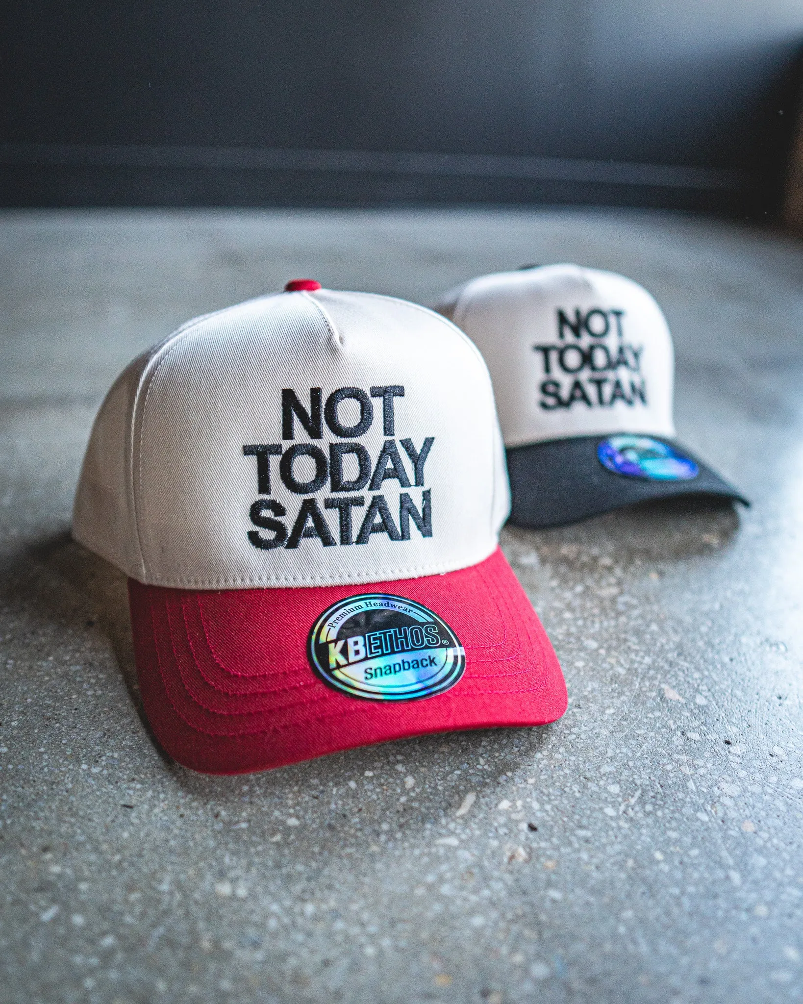 Not Today Satan Baseball Cap