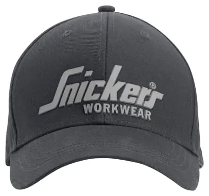 Snickers Logo Baseball Hat - 9041 Classic 6-Panel Cap with Ventilation Holes