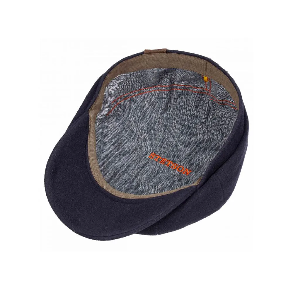 Stetson - Hatteras Noir - Sixpence/Flat Cap - Navy