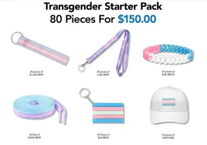 Transgender Variety Pack Bundle (Small - 80 Pieces)